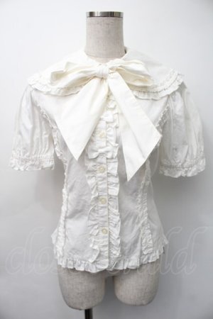 画像: metamorphose / Lace up dollセットのブラウス  白 S-25-11-18-018-ME-BL-HR-ZS