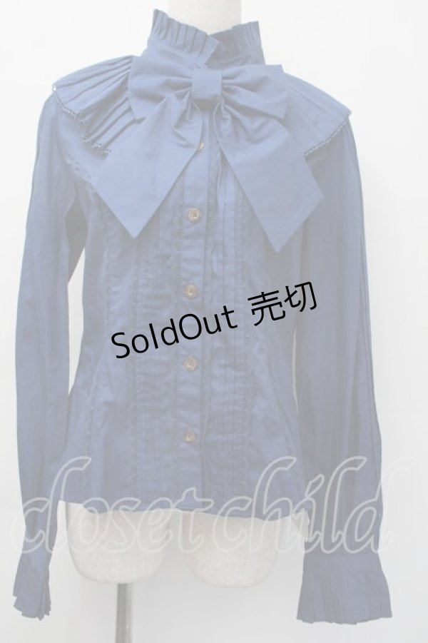 画像1: Angelic Pretty / CIRCUS Collarブラウス  青 S-25-11-18-027-AP-BL-HR-ZS (1)