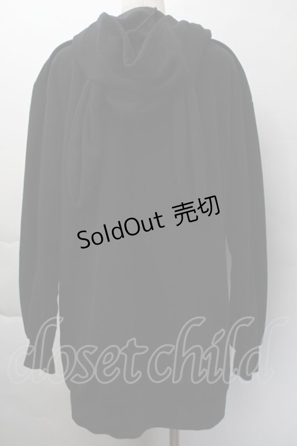 画像2: NieR Clothing / NieRちゃん起毛ZIPパーカー  黒 S-25-11-18-040-PU-TO-HR-ZS (2)