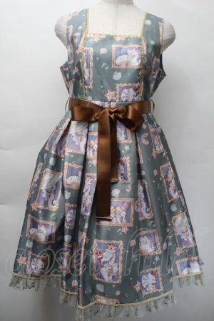 画像: To Alice / シーホースプリントジャンパースカート S グレー S-25-11-18-042-LO-CO-HR-ZS