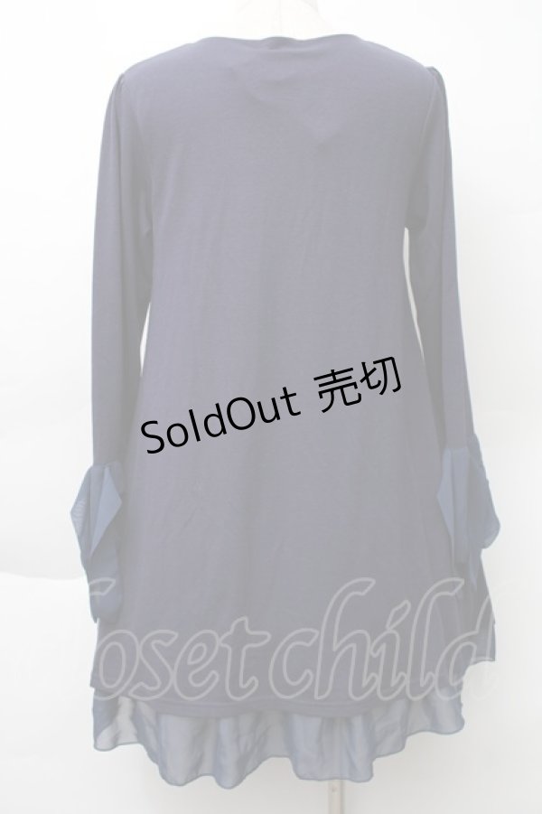 画像2: axes femme / 星座グラデ柄カットチュニック  パープル S-25-11-20-043-AX-OP-HR-ZS (2)