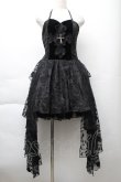 画像1: DARK IN LOVE / ベロア＆チュール切替ワンピース  黒 S-25-11-20-052-PU-OP-AS-ZS (1)