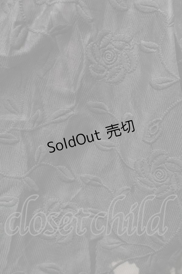 画像4: DARK IN LOVE / ベロア＆チュール切替ワンピース  黒 S-25-11-20-052-PU-OP-AS-ZS (4)