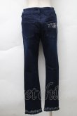 画像2: axes femme / シャンデリア刺繍デニムパンツ  インディゴ S-25-11-20-059-AX-PA-HR-ZS (2)