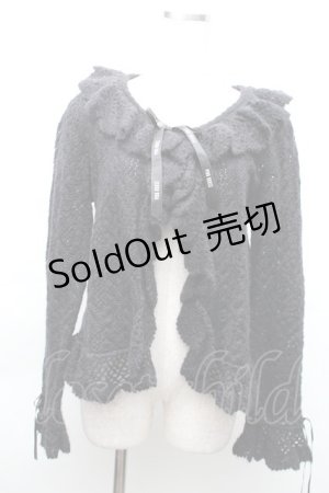 画像: PINK HOUSE / モヘア混ニットカーディガン  黒 S-25-11-20-017-LO-TO-AS-ZS