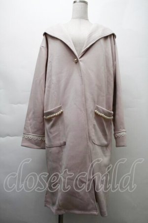 画像: axes femme / パールポケットコーディガン  ピンク S-25-11-20-022-AX-TO-HR-ZS