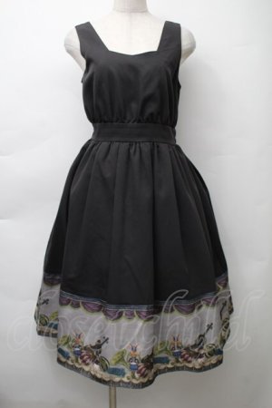 画像: axes femme POETIQUE / トイマーチノースリワンピース  黒 S-25-11-20-032-AX-OP-HR-ZS