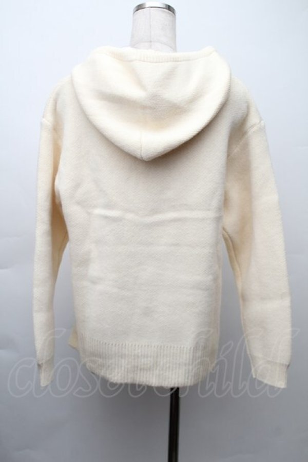 画像2: PINK HOUSE / ロゴニットパーカー  オフｘ赤 S-25-11-20-004-LO-TO-AS-ZS (2)