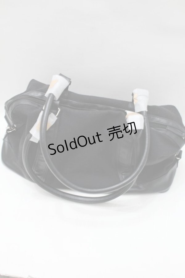 画像2: Deorart / スペードモチーフハンドバッグ  黒 S-25-11-21-009-PU-BG-HR-ZS (2)