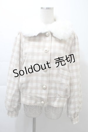 画像: Ank Rouge / ショートコート  ベージュ S-25-11-21-013-CA-CO-AS-ZS