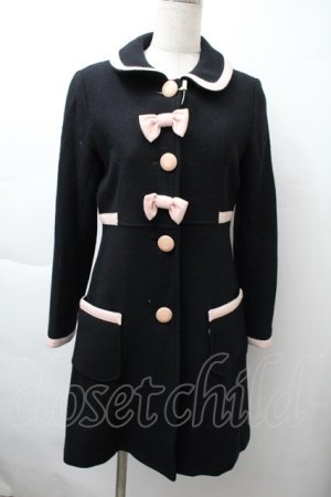 画像: MILK / ロングコート  黒 S-25-11-21-035-ML-CO-AS-ZS