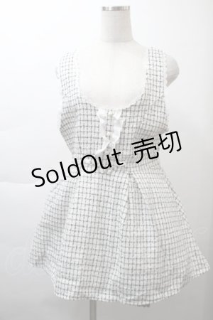 画像: Dear My Love / ツイードジャンパースカート  オフ S-25-11-21-036-EL-OP-ET-ZS