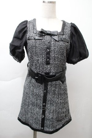 画像: Bubbles / ポイントレザーリボンワンピース F チェック S-25-11-21-040-CA-OP-NS-ZS