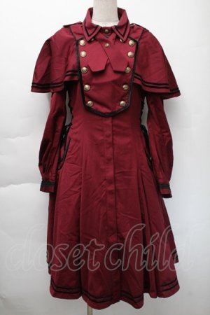 画像: hoshibako / Eastern Journey 東方への旅路　コートワンピース  ワイン S-25-11-22-046-PU-OP-HR-ZS