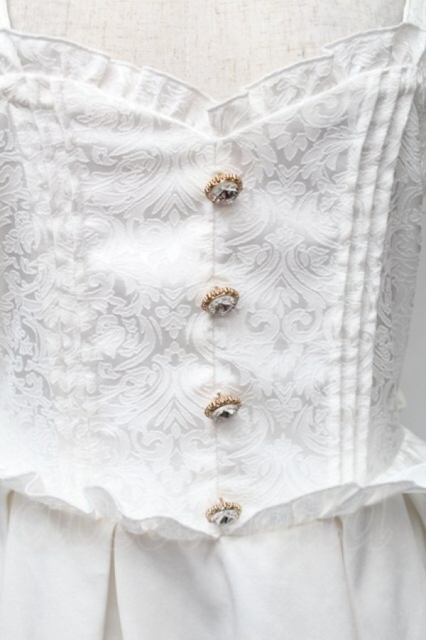 画像3: Amavel / Sacred Heart Rosaryジャンパースカート  白 S-25-11-22-053-CA-OP-HR-ZS (3)