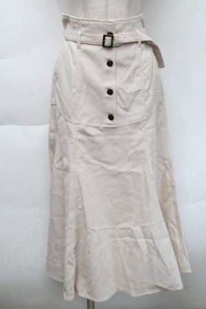 画像: axes femme POETIQUE / コーデュロイマーメイドスカート  ベージュ S-25-11-22-054-AX-SK-HR-ZS