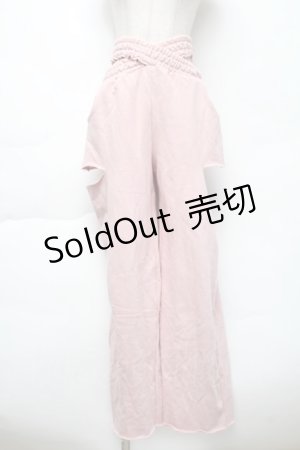画像: LOLITA / カットスウェットパンツ  ピンク S-25-11-22-059-LO-PA-HR-ZS