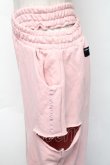 画像3: LOLITA / カットスウェットパンツ  ピンク S-25-11-22-059-LO-PA-HR-ZS (3)