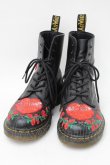 画像1: Dr.Martens （Getta Grip） / パスカル ハート 8ホールブーツ 23〜23.5 黒 S-25-11-22-015-PU-AC-HR-ZS (1)