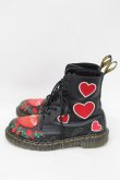 画像2: Dr.Martens （Getta Grip） / パスカル ハート 8ホールブーツ 23〜23.5 黒 S-25-11-22-015-PU-AC-HR-ZS (2)