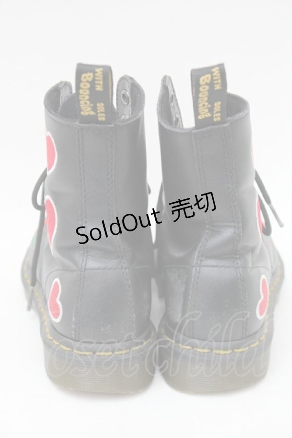 画像3: Dr.Martens （Getta Grip） / パスカル ハート 8ホールブーツ 23〜23.5 黒 S-25-11-22-015-PU-AC-HR-ZS (3)