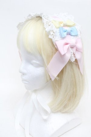 画像: BABY,THE STARS SHINE BRIGHT / Le ruban d' ombre a trois couchesヘッドドレス  オフ S-25-11-22-016-BA-AC-AS-ZS