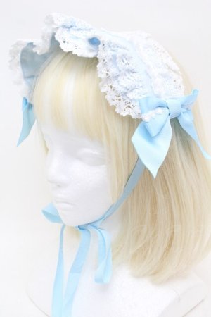 画像: BABY,THE STARS SHINE BRIGHT / Creamy Ribbonヘッドドレス【2025年】  サックス S-25-11-22-025-BA-AC-HR-ZS