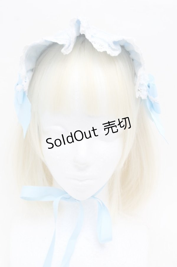 画像2: BABY,THE STARS SHINE BRIGHT / Creamy Ribbonヘッドドレス【2025年】  サックス S-25-11-22-025-BA-AC-HR-ZS (2)