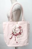画像1: PINK HOUSE / ローズリースプリントバッグ  ピンク S-25-11-22-031-LO-BG-AS-ZS (1)