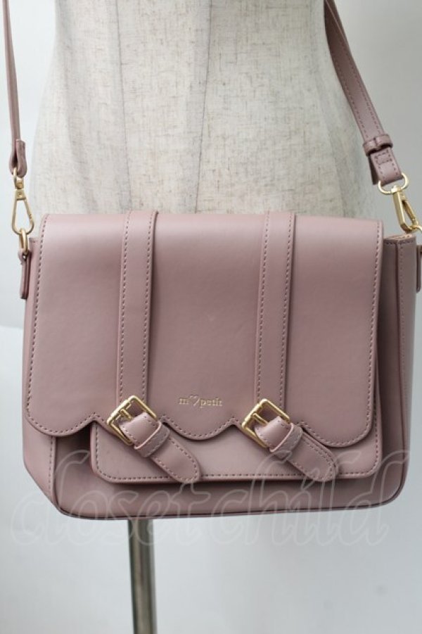 画像2: m petit by misako / スカラップショルダーバッグ  ピンク S-25-11-22-033-LO-BG-HR-ZS (2)