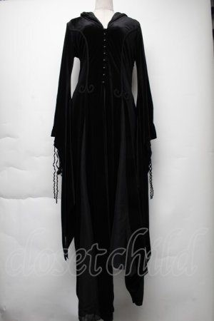 画像: PUNK RAVE / Druid of the Moon Coat  黒 S-25-11-23-043-PU-CO-HR-ZS