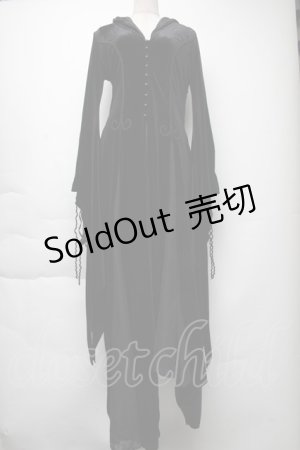 画像: PUNK RAVE / Druid of the Moon Coat  黒 S-25-11-23-043-PU-CO-HR-ZS