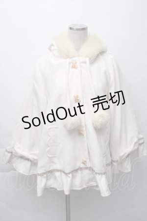 画像: Deary / くまミミくま釦ショートコート  キナリ S-25-11-23-046-LO-CO-HR-ZS