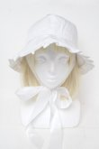 画像2: LOLITAその他(お買取対象外) / フリルキャップ  白 S-25-11-23-006-LO-AC-HR-ZS (2)