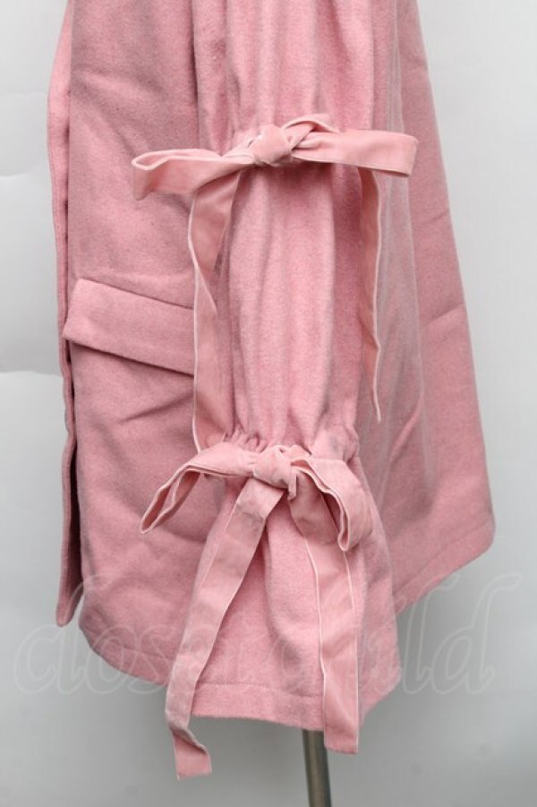 画像3: jouetie / BIGリボンジャケットコート  ピンク S-25-11-23-053-EL-CO-HR-ZS (3)