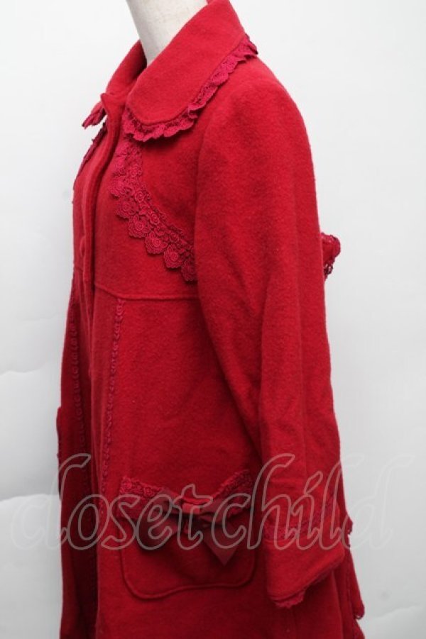 画像3: BABY,THE STARS SHINE BRIGHT / 小公女コート  ワイン S-25-11-23-054-BA-CO-AS-ZS (3)