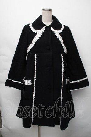 画像: BABY,THE STARS SHINE BRIGHT / 小公女コート (2022)  黒ｘ白 S-25-11-23-058-BA-CO-AS-ZS