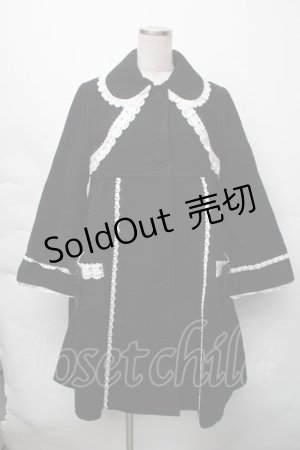 画像: BABY,THE STARS SHINE BRIGHT / 小公女コート (2022)  黒ｘ白 S-25-11-23-058-BA-CO-AS-ZS