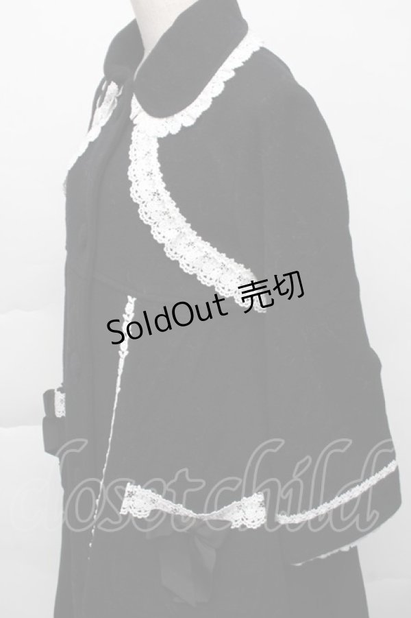 画像3: BABY,THE STARS SHINE BRIGHT / 小公女コート (2022)  黒ｘ白 S-25-11-23-058-BA-CO-AS-ZS (3)