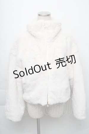 画像: axes femme / ショートファーコート  オフ S-25-11-23-060-AX-CO-AS-ZS