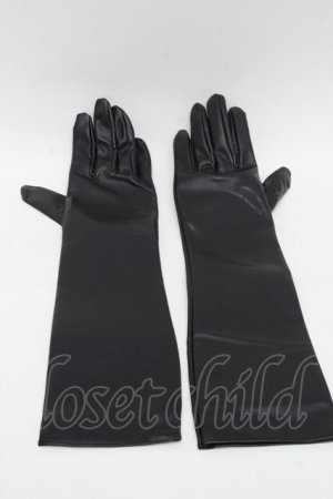 画像: Moi-meme-Moitie / ブレスレット付きグローブ  黒 S-25-11-23-1001-MO-AC-HR-ZS