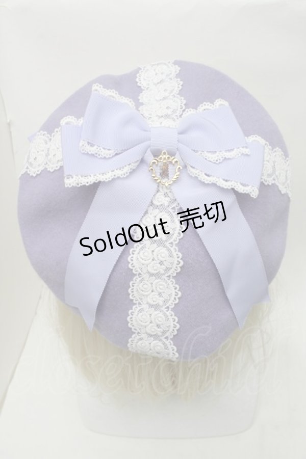 画像2: BABY,THE STARS SHINE BRIGHT / レーシィプレゼントベレー  ラベンダー S-25-11-23-1004-BA-AC-AS-ZS (2)