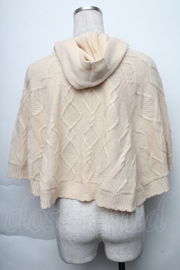 画像2: Fi.n.t / ニットケープ  オフ S-25-11-23-1005-CA-TO-AS-ZS (2)