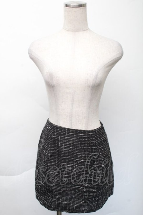画像4: EATME / ツイードプリーツベスト&スカートSet  黒 S-25-11-23-1047-LO-OP-AS-ZS (4)
