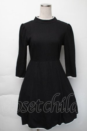 画像: LOLITA / カットソーワンピース  黒 S-25-11-23-1048-LO-OP-AS-ZS