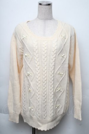 画像: Fi.n.t / ケーブルニット  オフ S-25-11-23-1006-CA-TO-AS-ZS