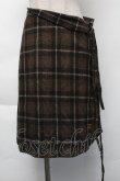 画像1: The Gabriel Chelsea / チェックスカート  ブラウン S-25-11-23-1054-PU-SK-AS-ZS (1)