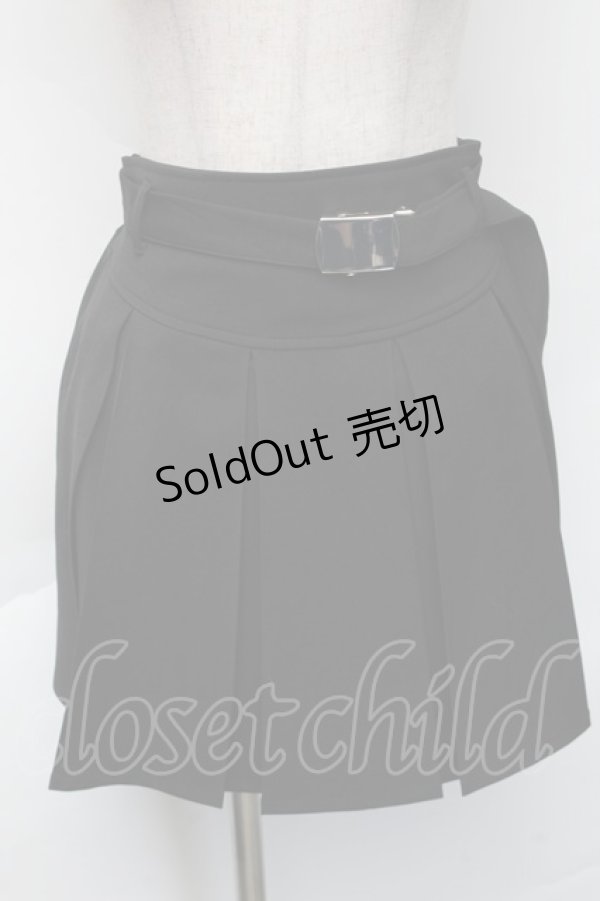 画像1: axes femme POETIQUE / プリーツミニスカート  黒 S-25-11-23-1057-AX-BL-HR-ZS (1)