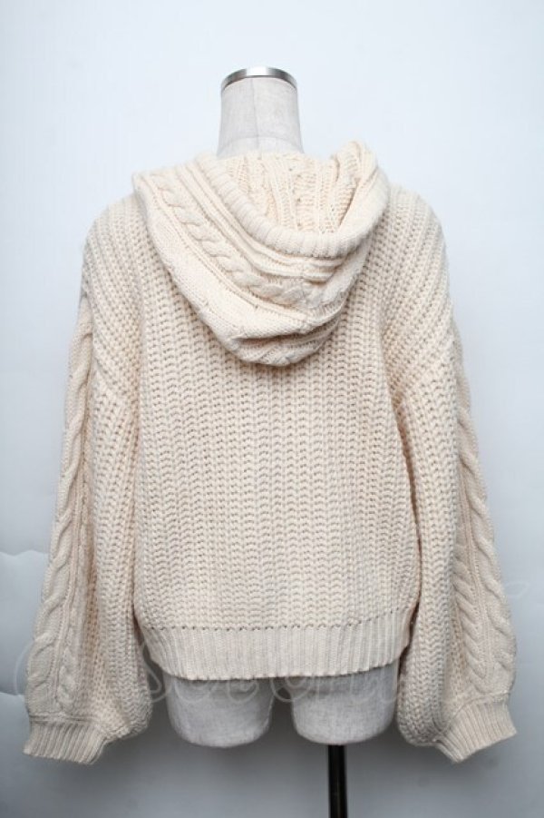 画像2: LOLITA / ニットパーカー  黒 S-25-11-23-1008-LO-TO-AS-ZS (2)