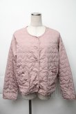画像1: m petit by misako / マイメロタフタハートキルトジャケット LL ピンク S-25-11-23-1015-LO-BL-HR-ZS (1)
